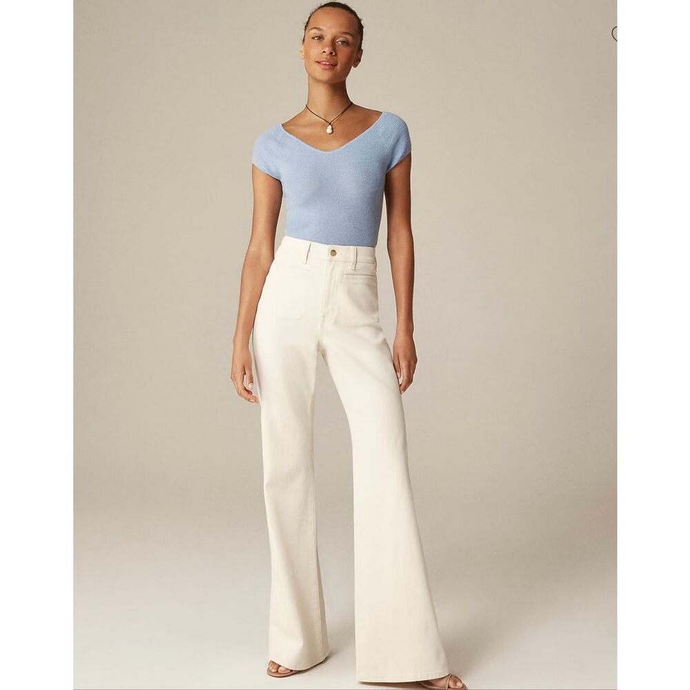 J. Crew Vintage flare jean in Ecru Wash NWT size 31